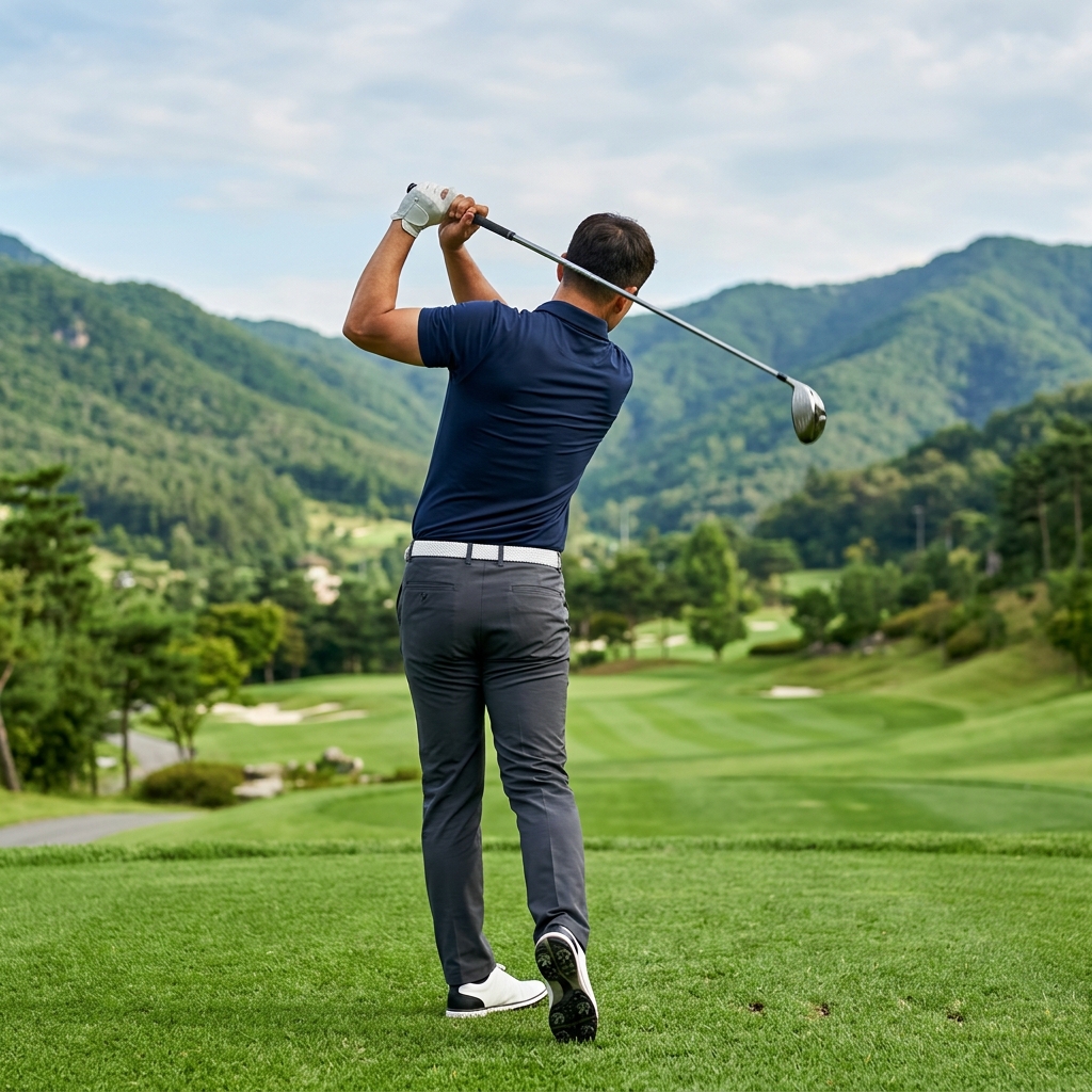 골프 스윙 영상